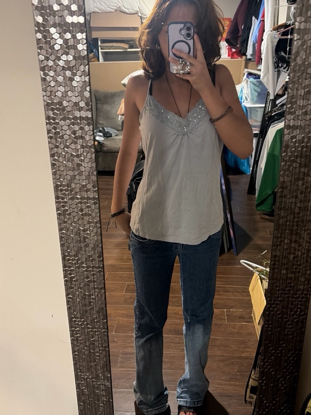 Vintage Garage Silver Tank Top
